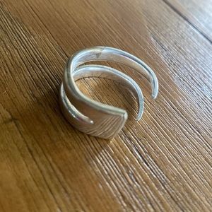 Sterling Silver Fork Ring (adjustable)